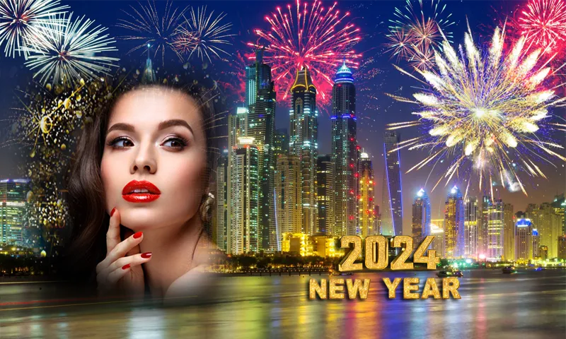 New Year Photo Frame 2024 | Indus Appstore | Screenshot