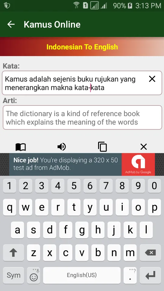 Kamus Bahasa Inggris | Indus Appstore | Screenshot