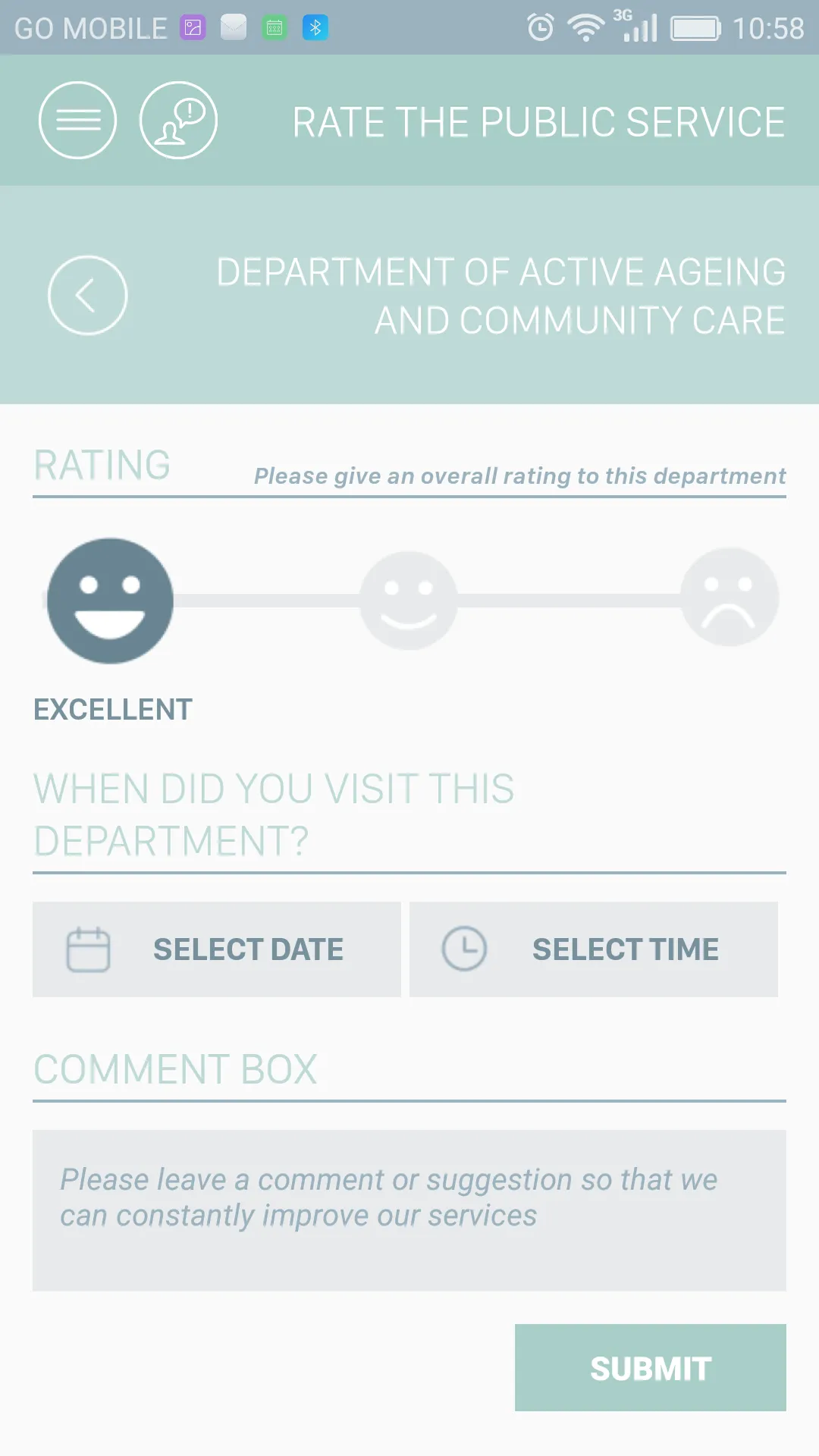 Rate the Public Service | Indus Appstore | Screenshot