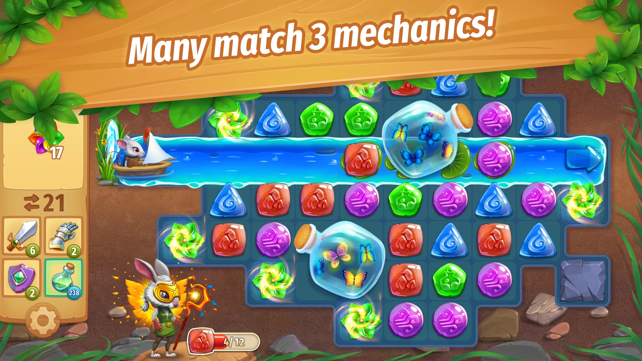 Strongblade: Match 3 Game | Indus Appstore | Screenshot