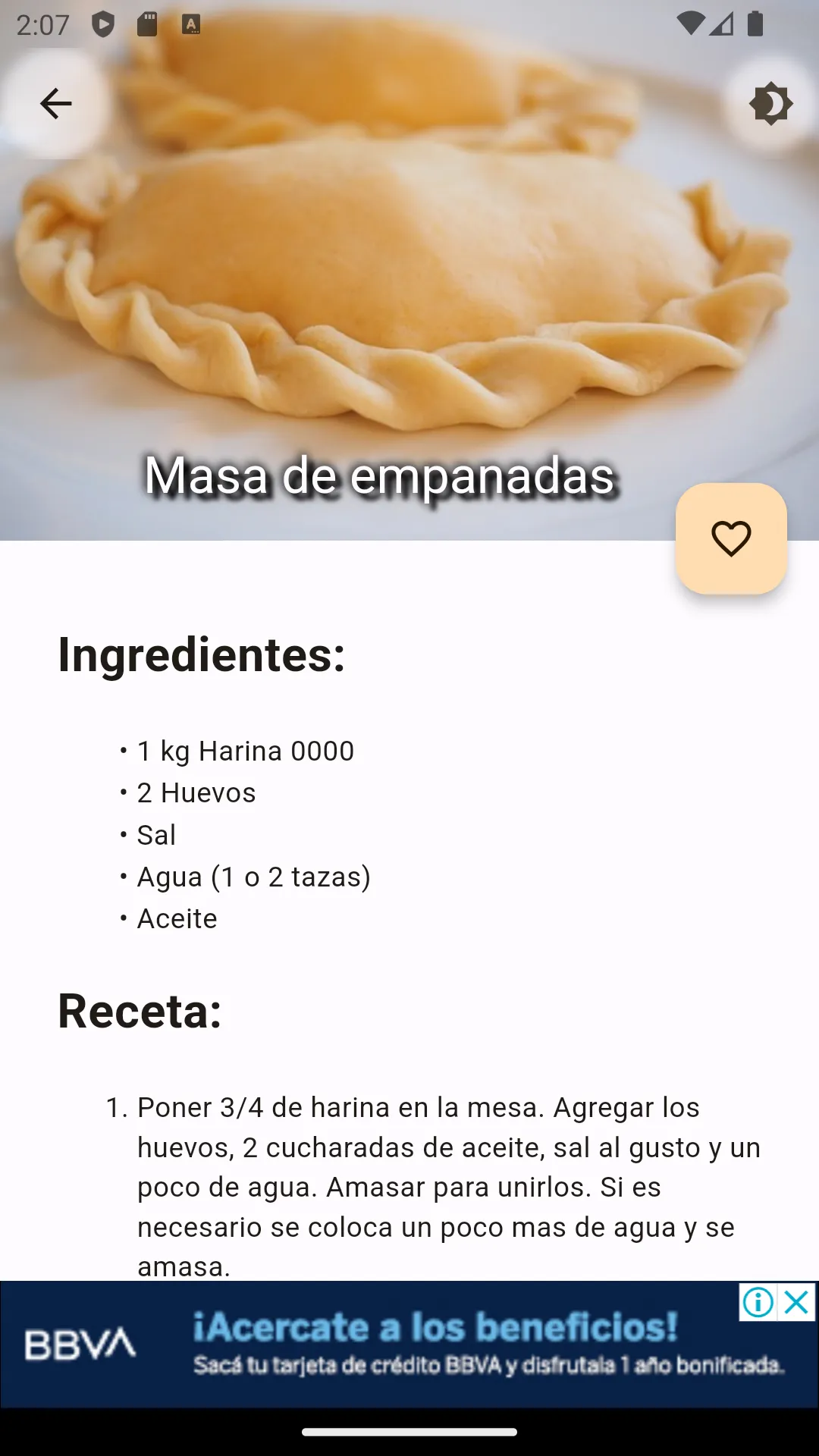 Recetas de Empanadas Caseras | Indus Appstore | Screenshot