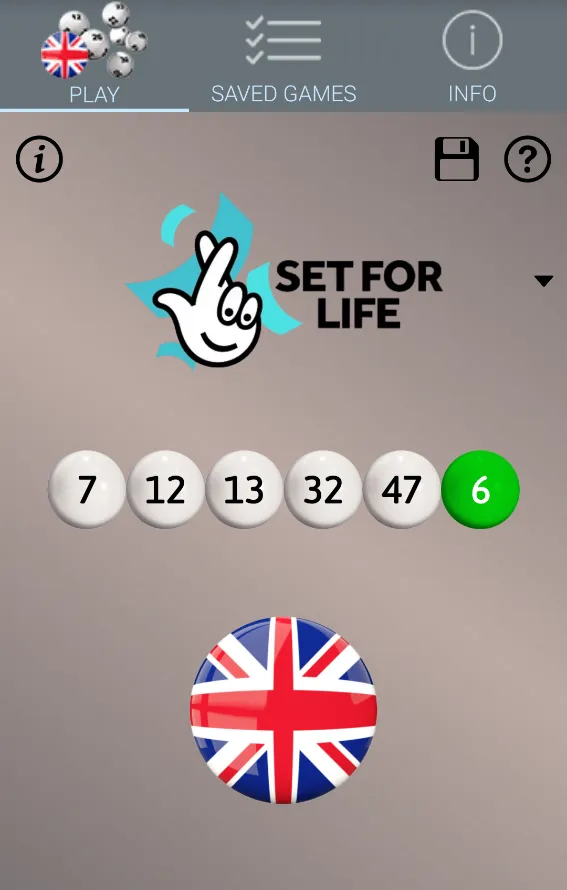 Lotto UK:Algorithm for lottery | Indus Appstore | Screenshot