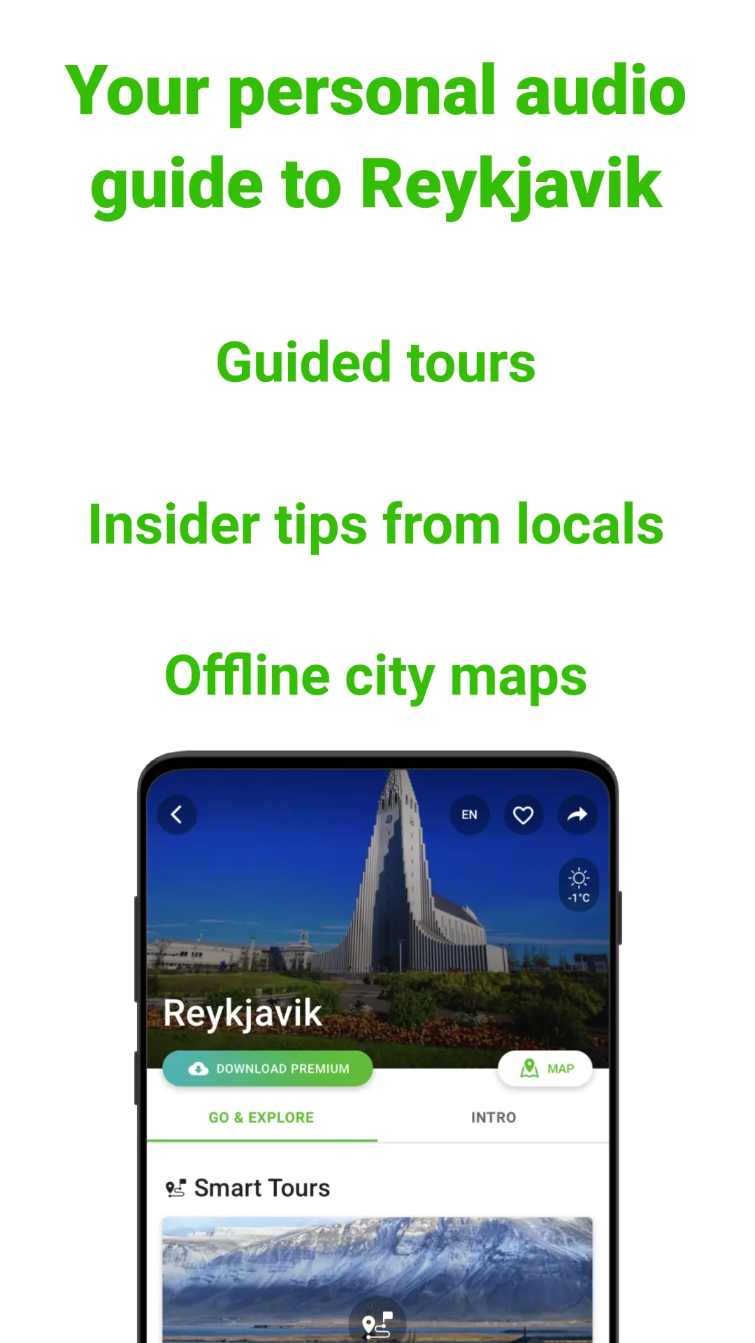 Reykjavik SmartGuide | Indus Appstore | Screenshot