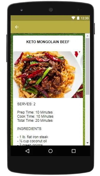 Keto Diet Recipes | Indus Appstore | Screenshot