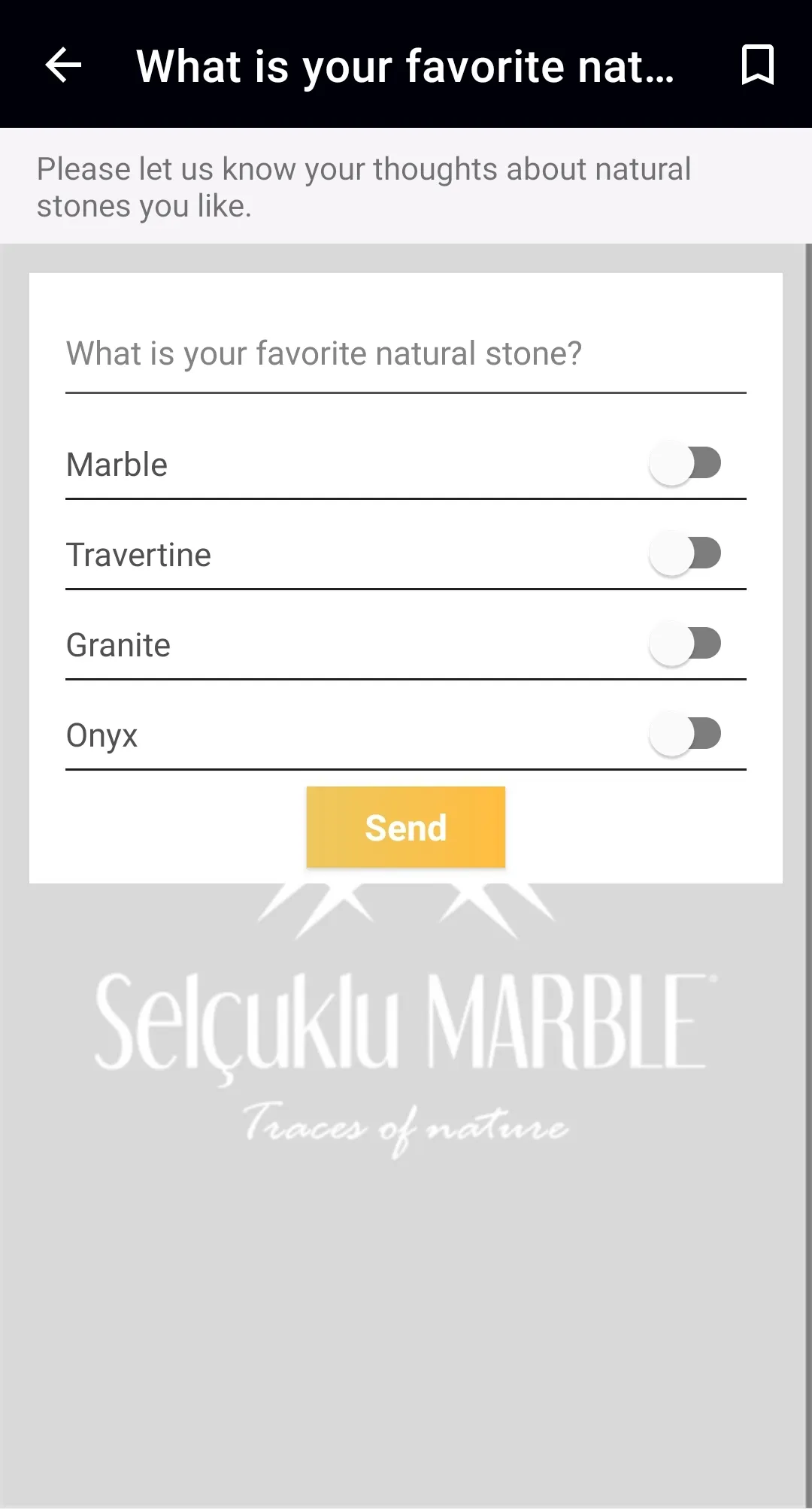 Selcuklu Marble Ready Products | Indus Appstore | Screenshot