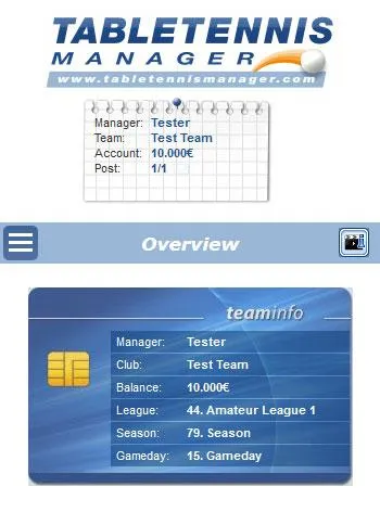 Table Tennis Manager | Indus Appstore | Screenshot