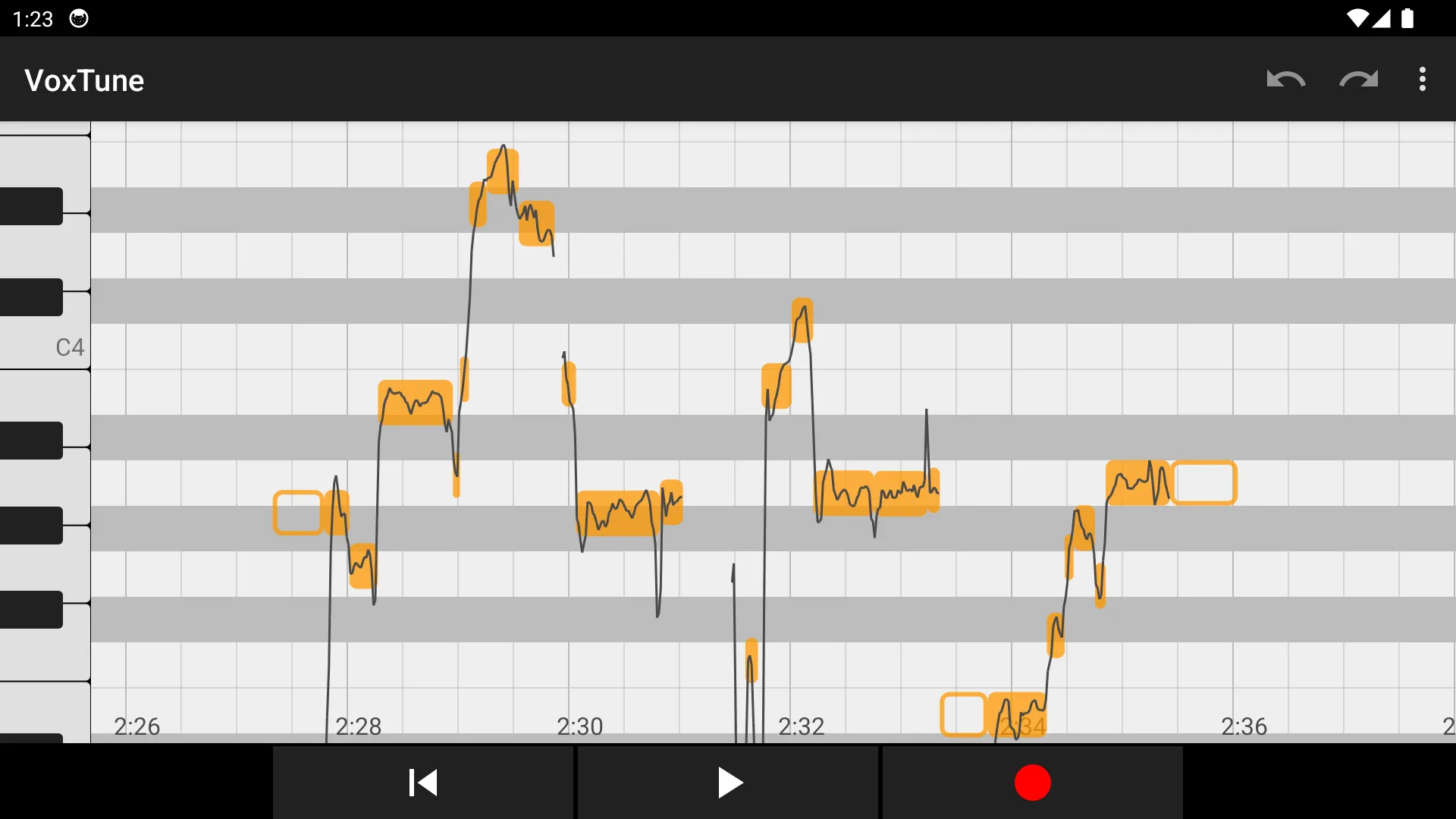 VoxTune - Vocal Pitch Tuner | Indus Appstore | Screenshot