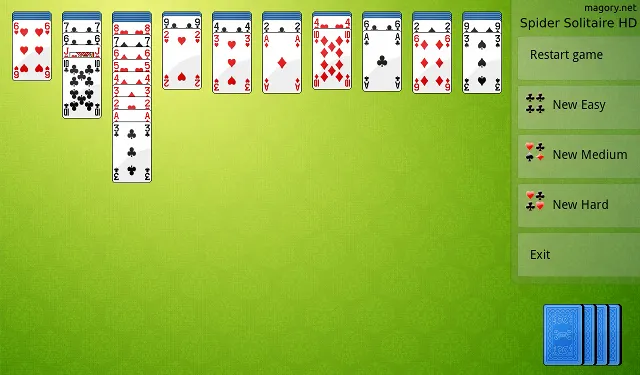 Spider Solitaire HD | Indus Appstore | Screenshot