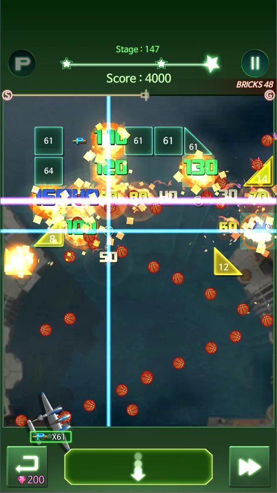 Bricks Shooter : STRIKERS 1945 | Indus Appstore | Screenshot