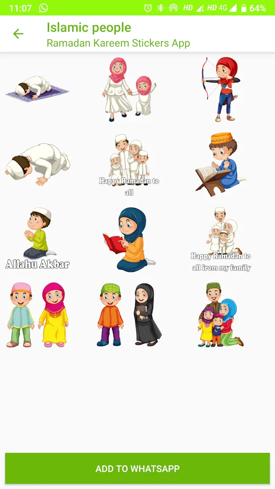 Ramadan eid Stickers WASticker | Indus Appstore | Screenshot