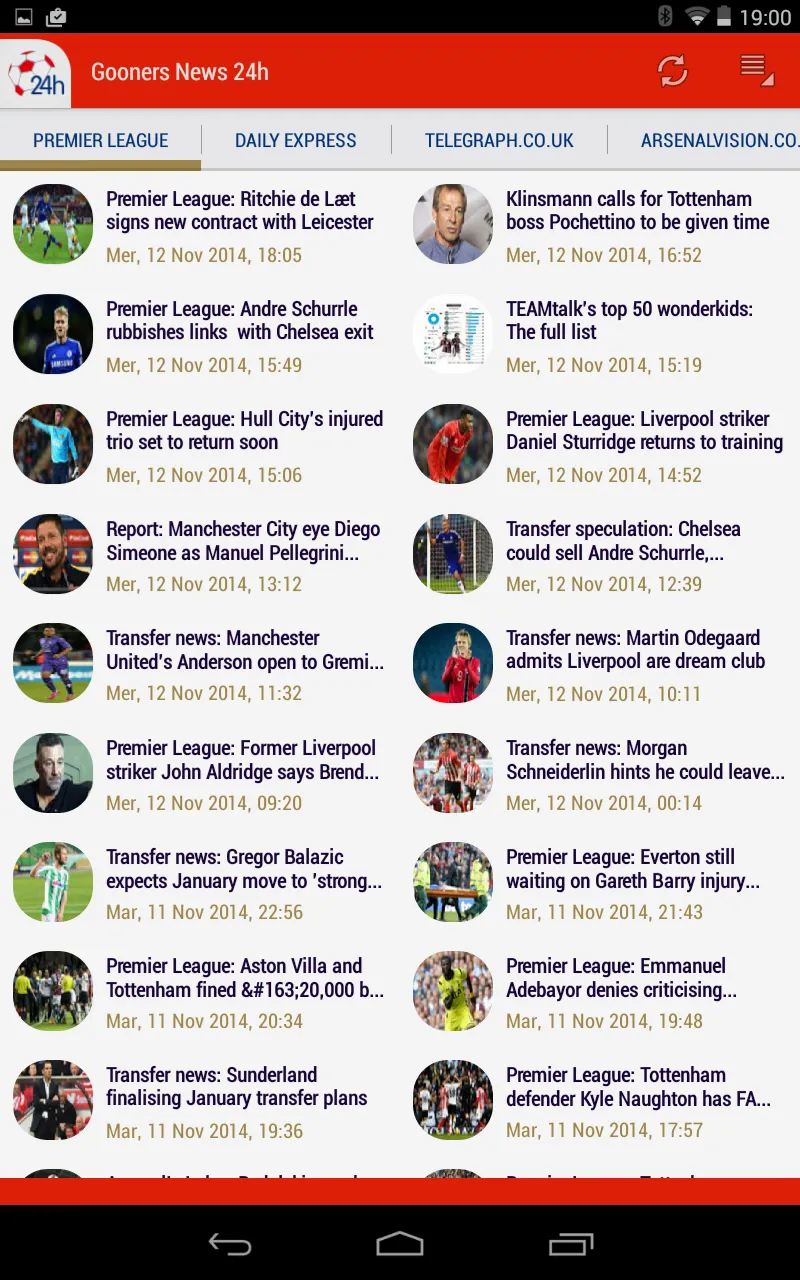 24h News for Arsenal | Indus Appstore | Screenshot