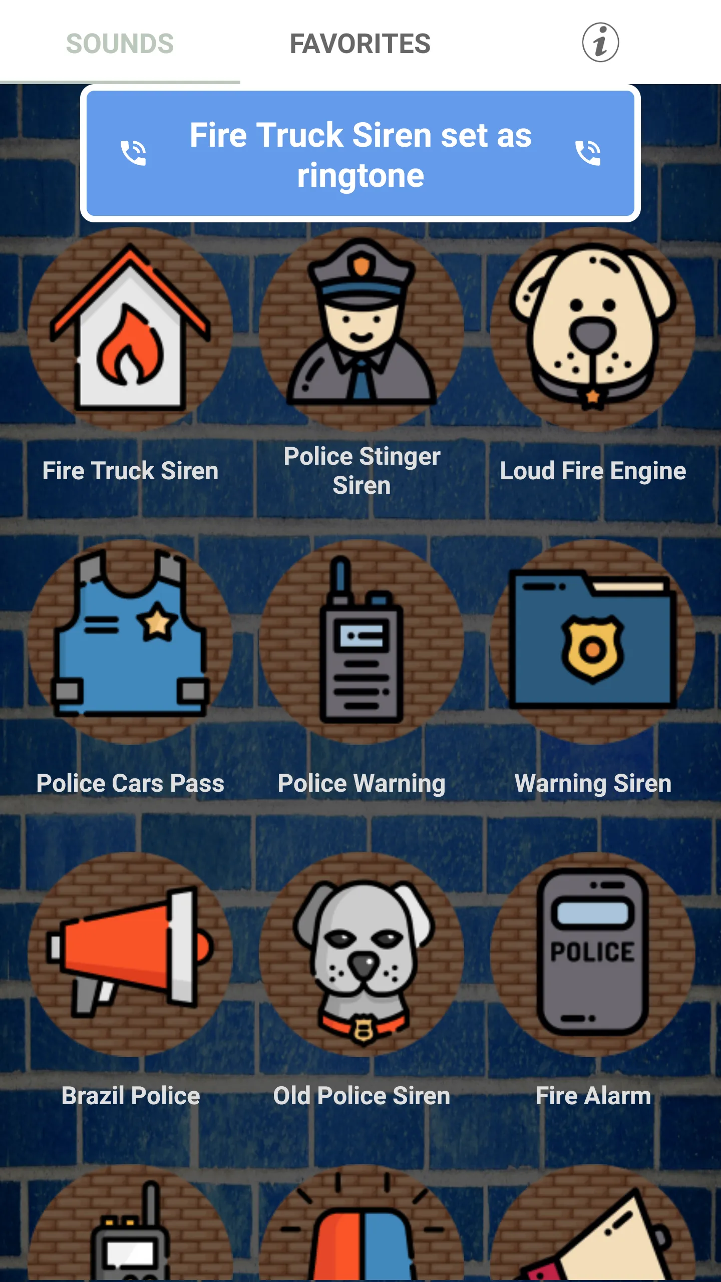 LOUD Police Ringtones | Indus Appstore | Screenshot