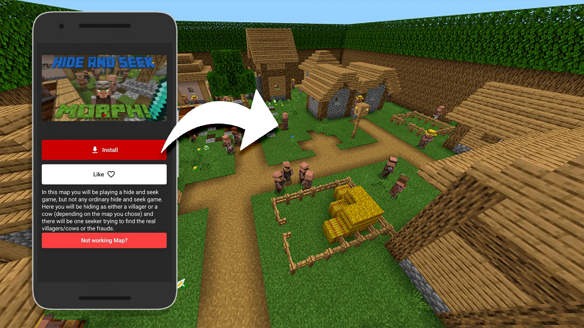 Morph mod Minecraft PE | Indus Appstore | Screenshot