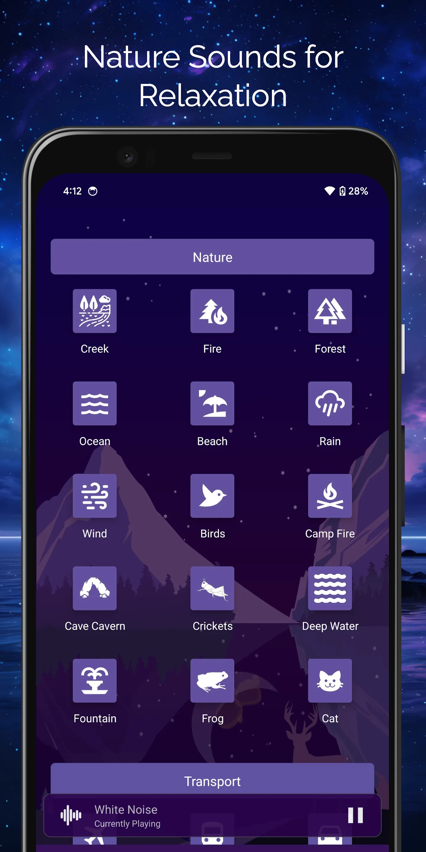 BabySleep Whitenoise Lullaby | Indus Appstore | Screenshot