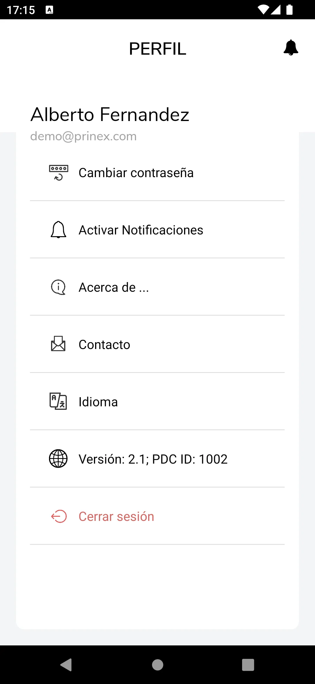 Sistema de Información EXXACON | Indus Appstore | Screenshot