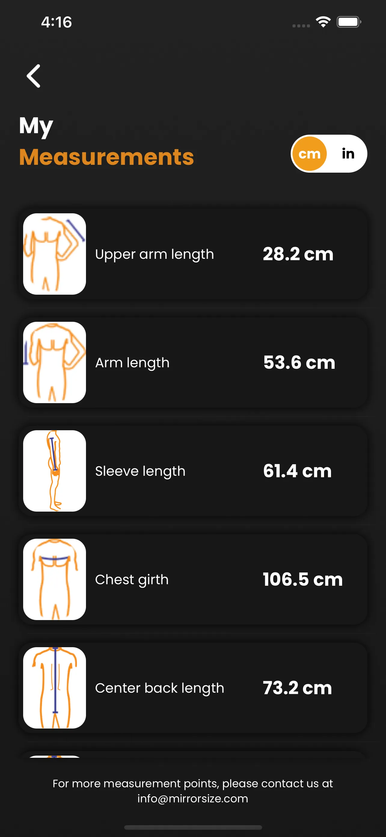 Mirrorsize 3D Body Measurement | Indus Appstore | Screenshot