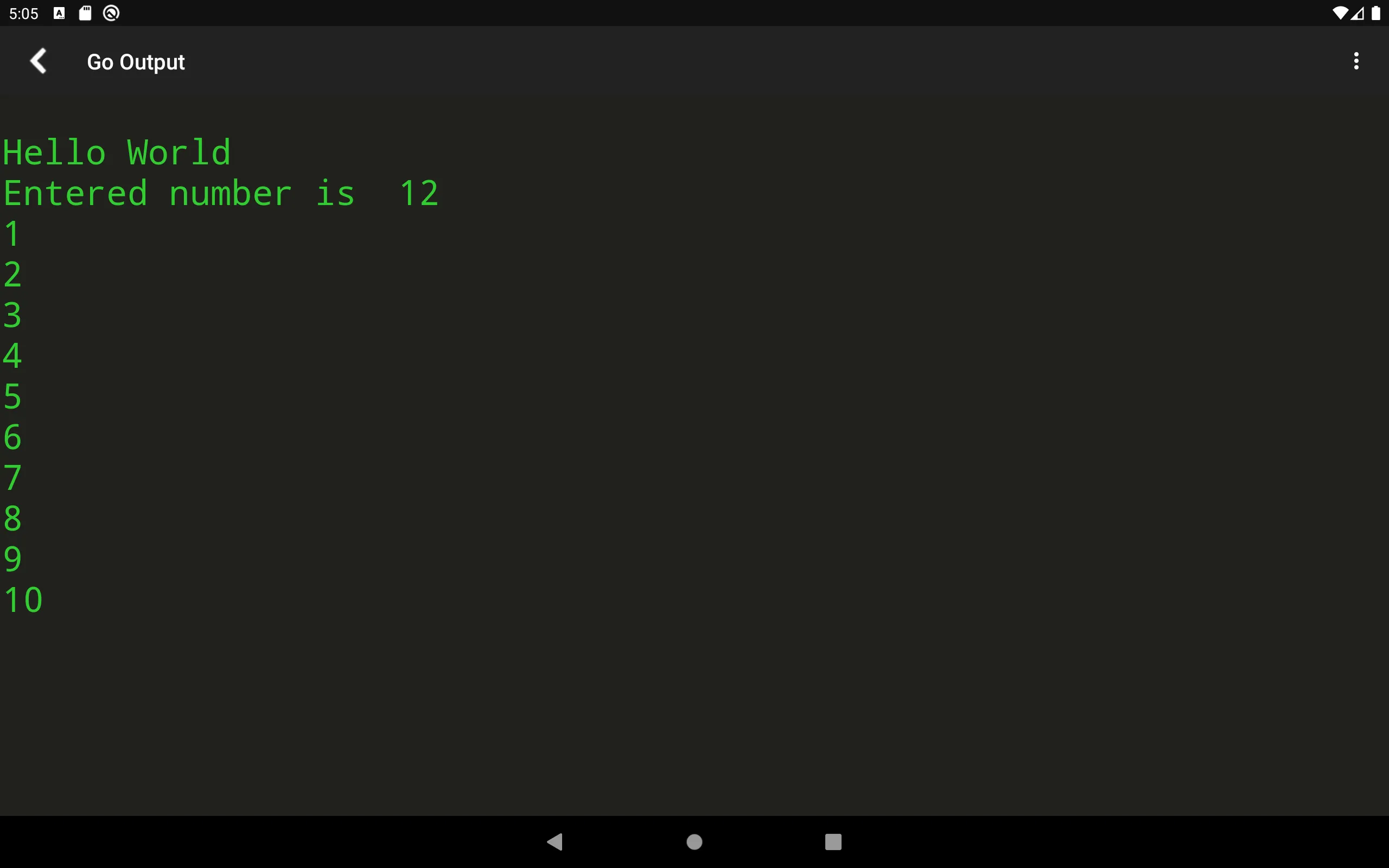 Go Programming Compiler | Indus Appstore | Screenshot