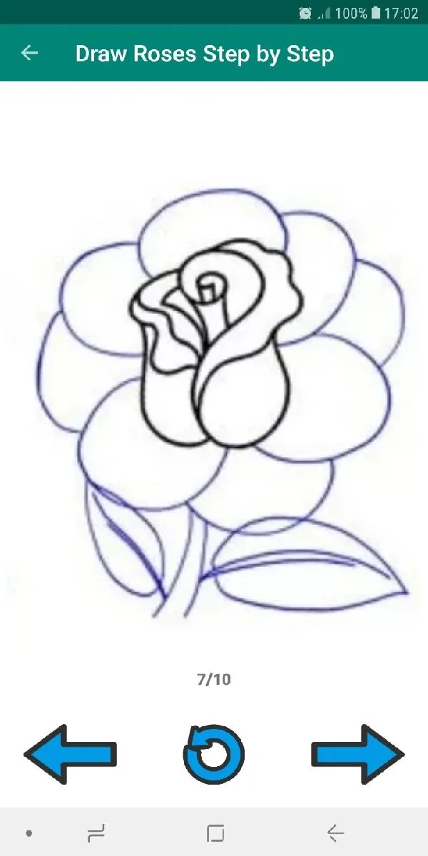 Learn to Draw Roses Flower | Indus Appstore | Screenshot