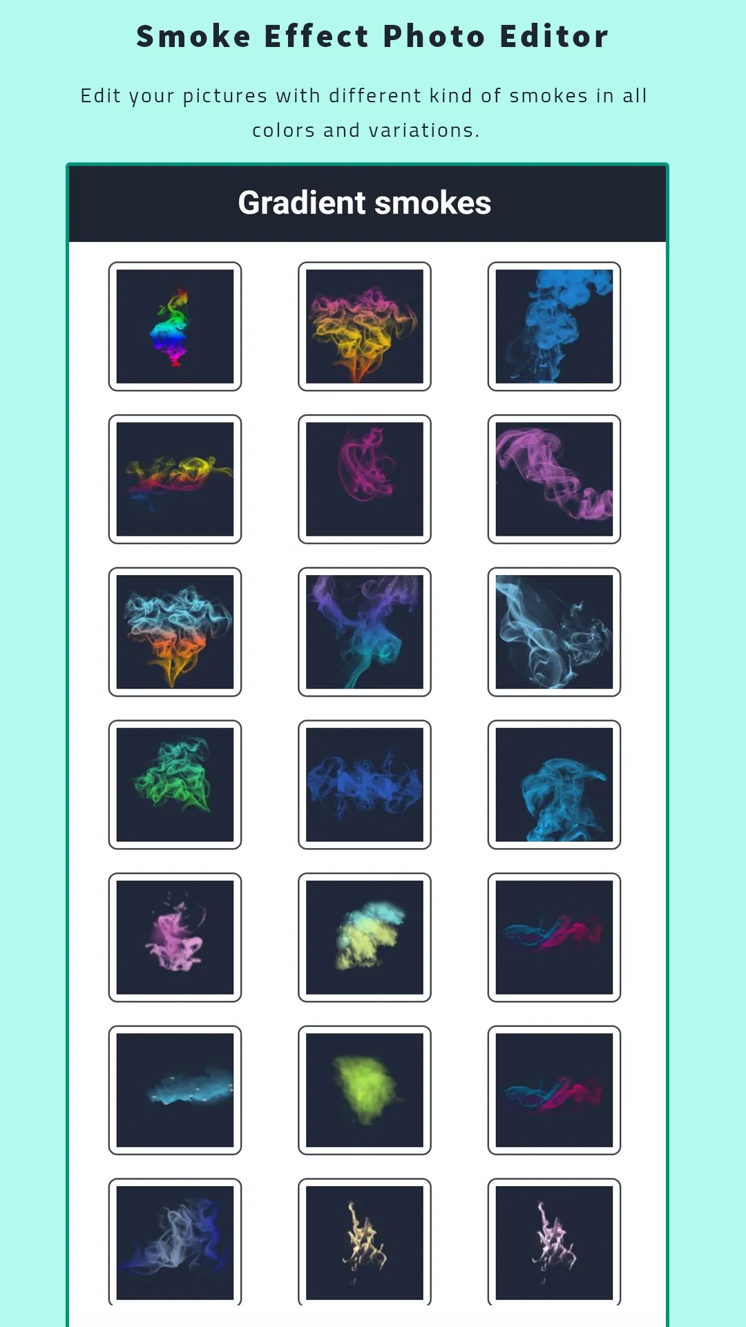 Smoke Effect Photo Editor | Indus Appstore | Screenshot