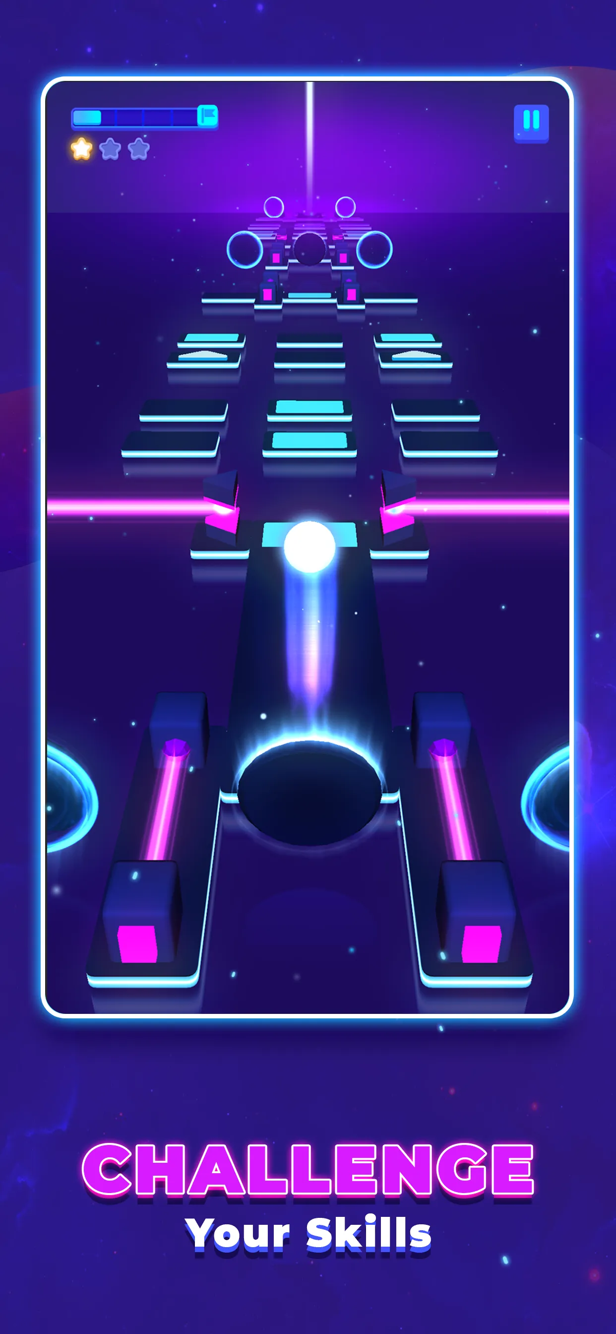 Jump Ball: Tiles and Beats | Indus Appstore | Screenshot