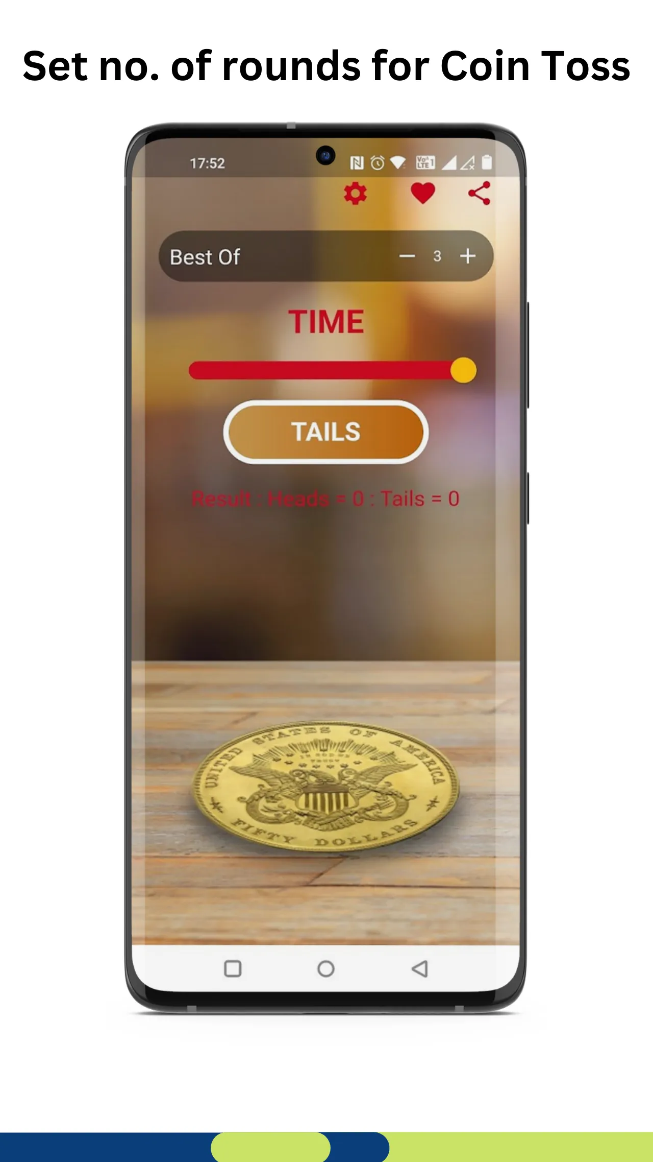 Coin Toss - Coin Flip App | Indus Appstore | Screenshot