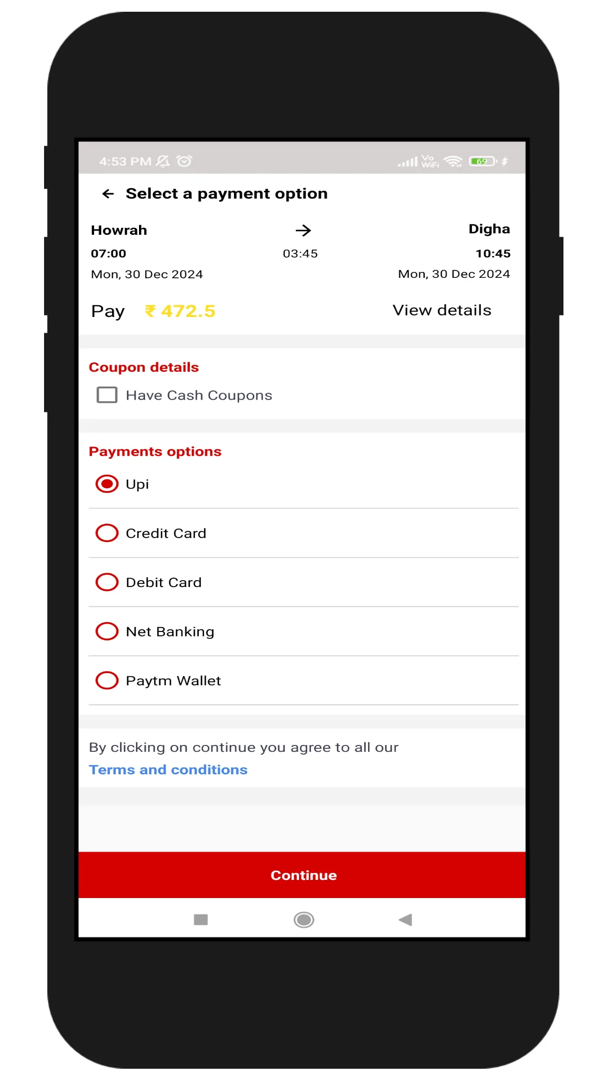 Santosh Bus Service | Indus Appstore | Screenshot