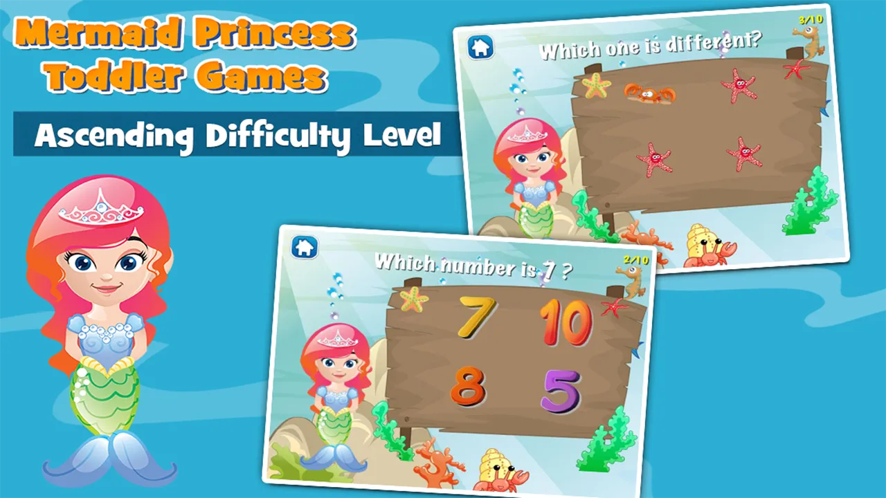 Mermaid Princess Toddler Games | Indus Appstore | Screenshot