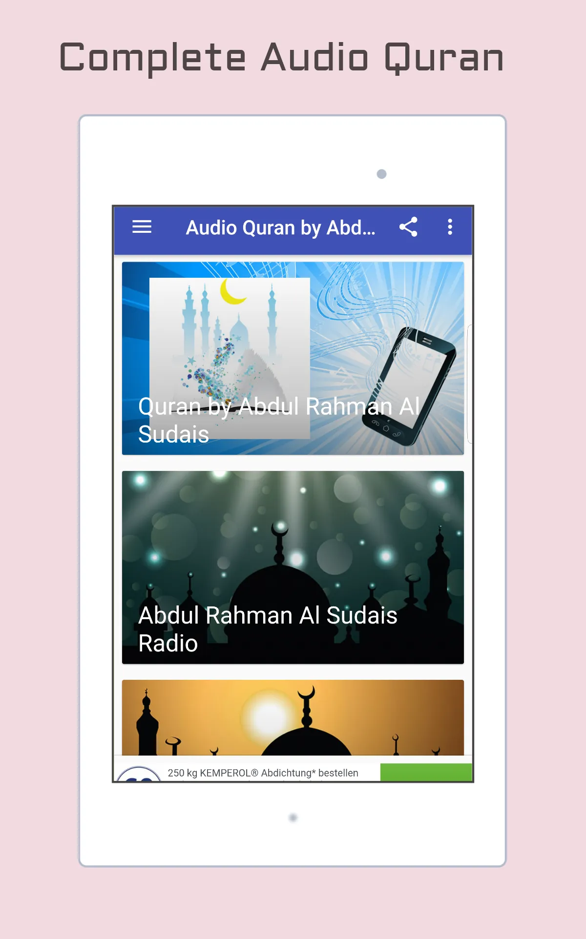 Audio Quran by Abdul Rahman Al | Indus Appstore | Screenshot