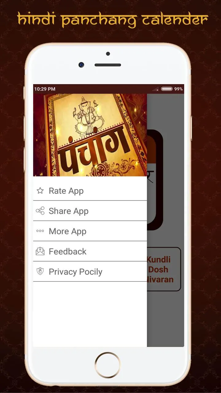 Hindi Panchang Calendar 2023 | Indus Appstore | Screenshot