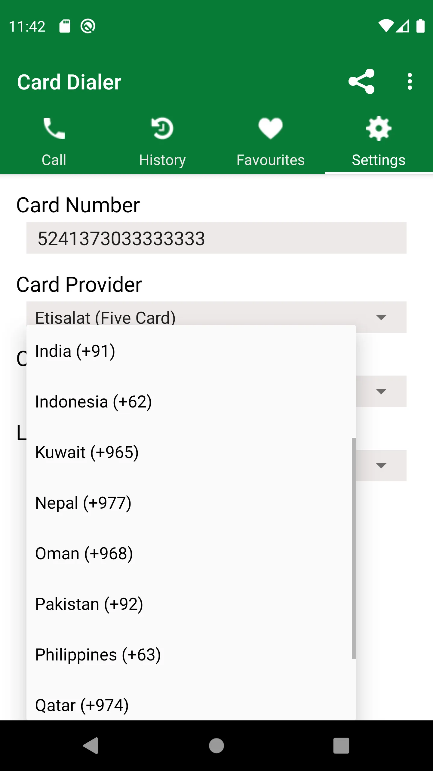 Hello Card Dialer (Du) | Indus Appstore | Screenshot