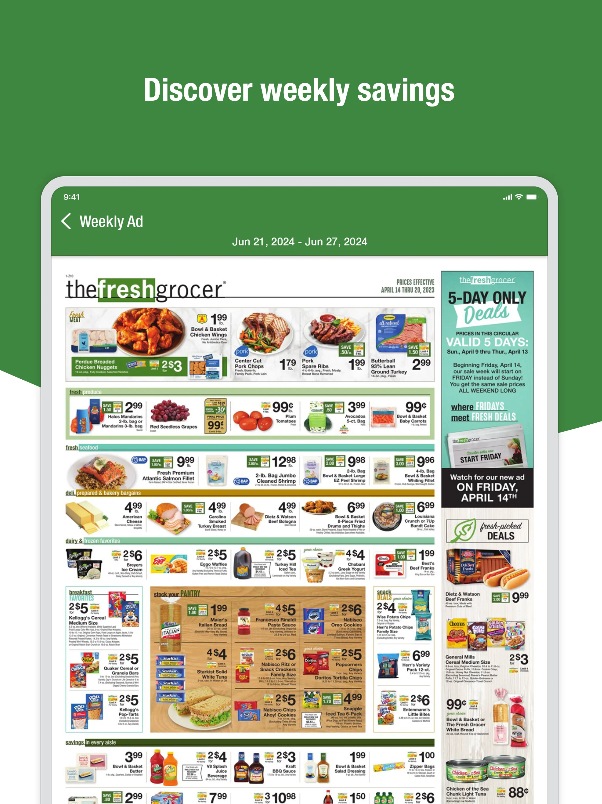 The Fresh Grocer: Shop & Save | Indus Appstore | Screenshot