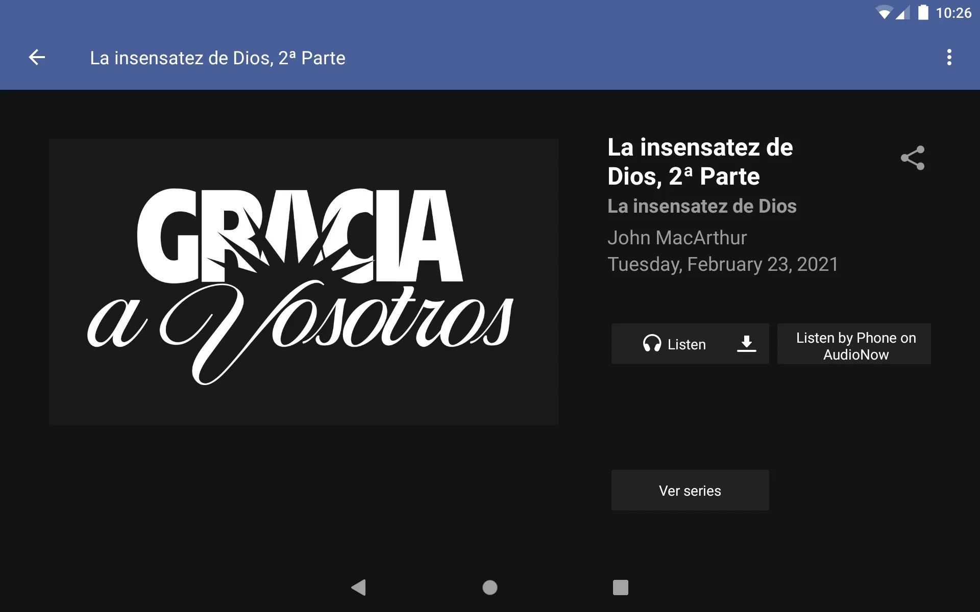 Gracia a Vosotros | Indus Appstore | Screenshot