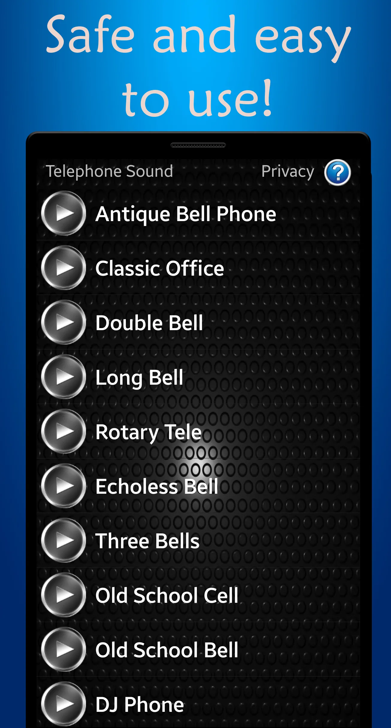 Telephone Ringtones | Indus Appstore | Screenshot