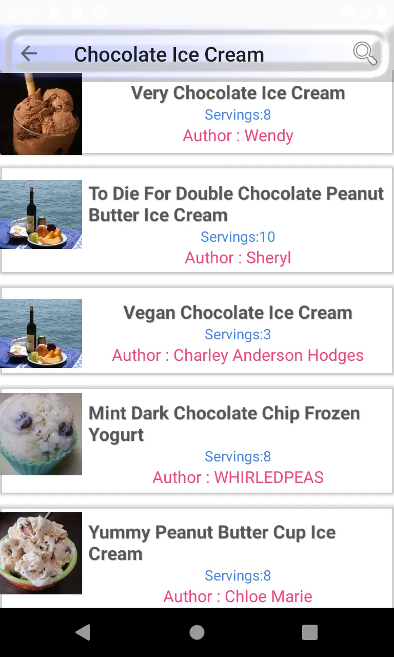 frozen dessert recipe | Indus Appstore | Screenshot