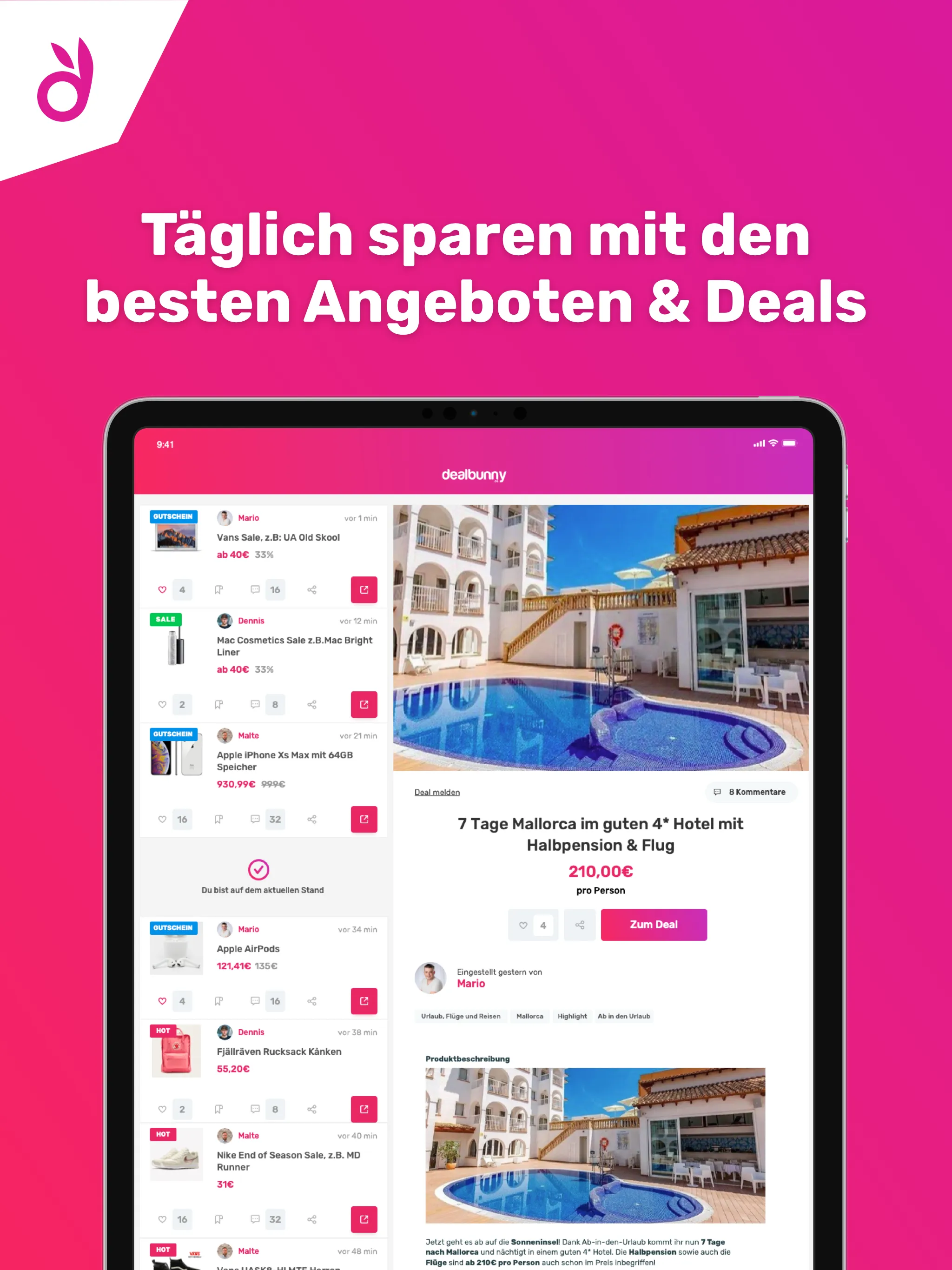 dealbunny.de Schnäppchen App | Indus Appstore | Screenshot