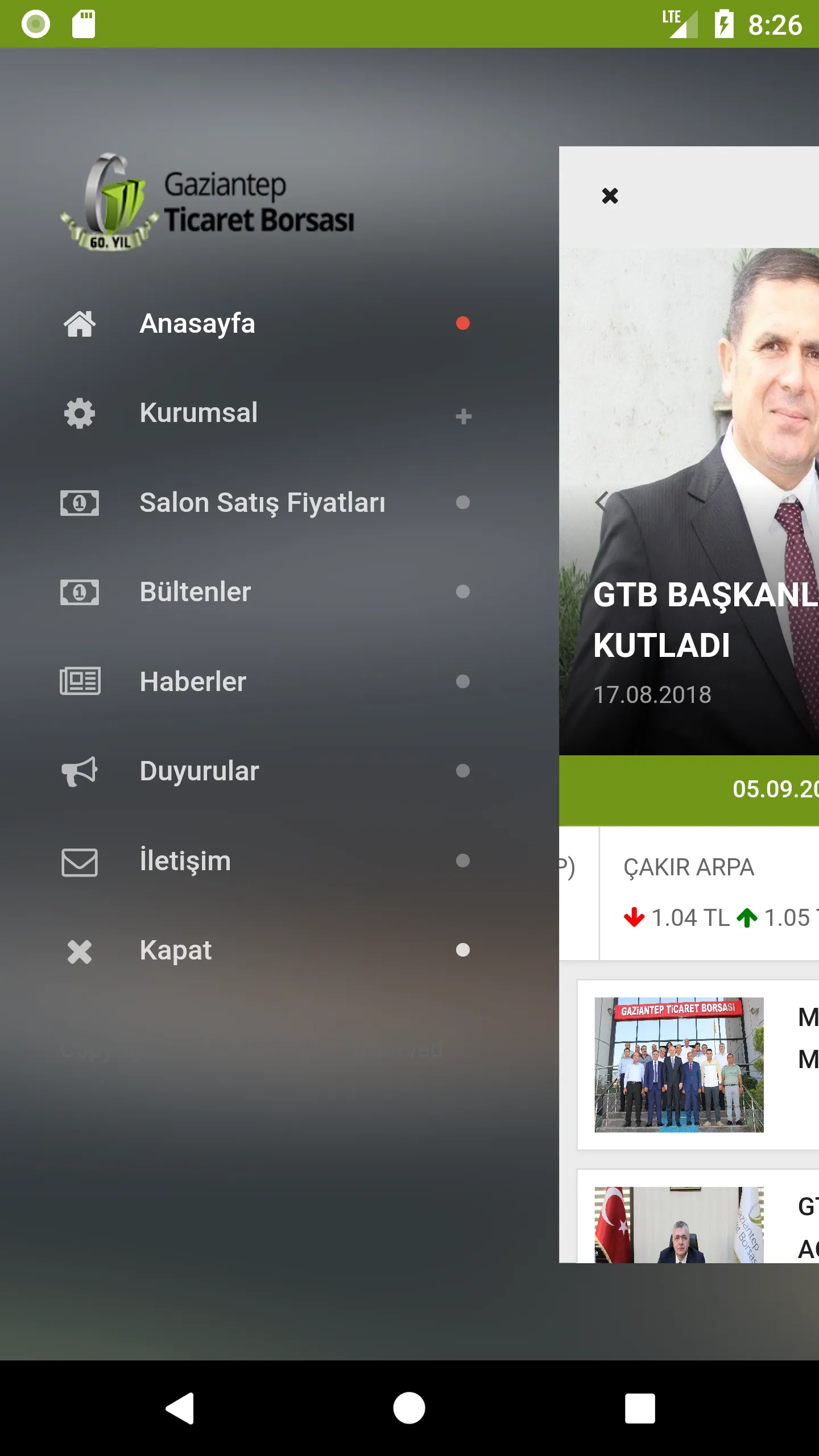 Gaziantep Ticaret Borsası | Indus Appstore | Screenshot