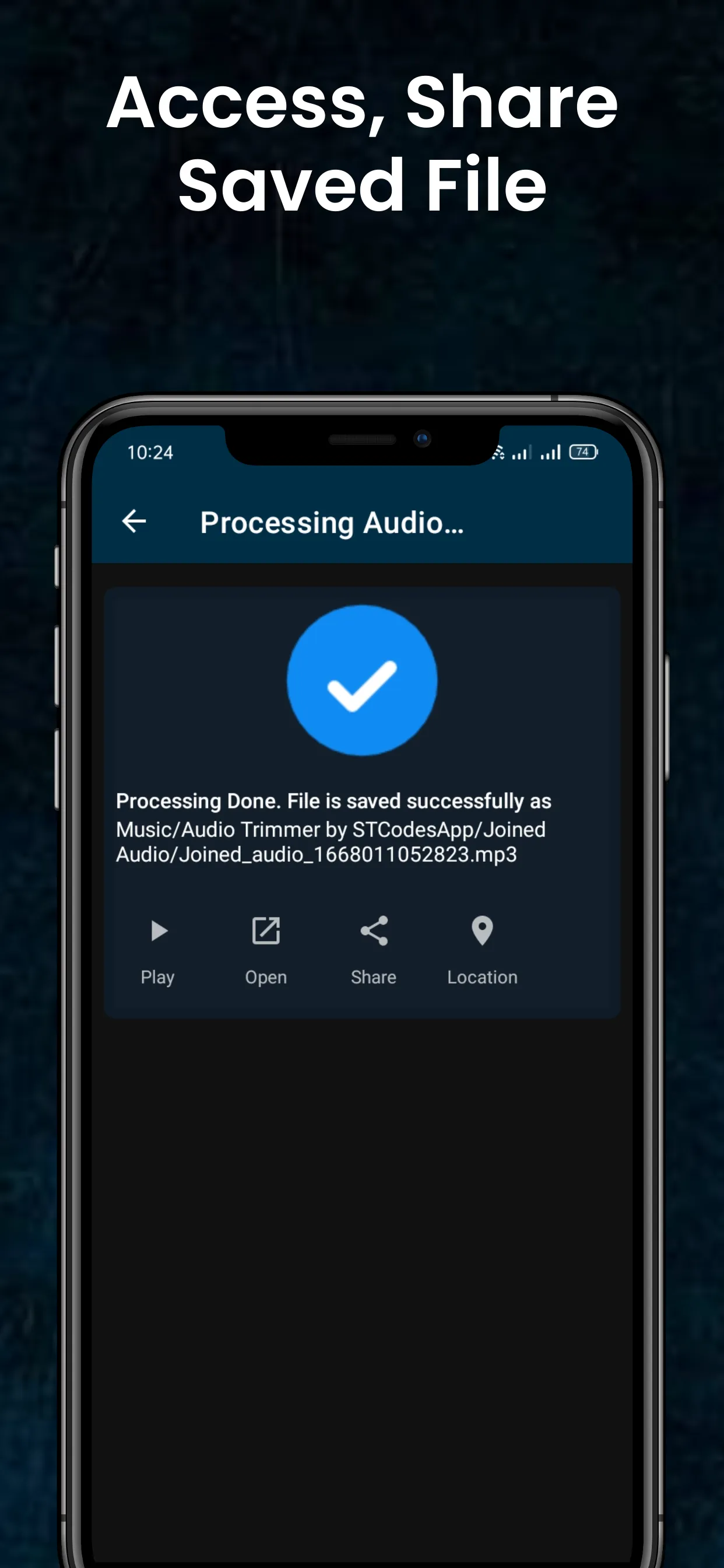 Audio Cutter Audio Joiner App | Indus Appstore | Screenshot