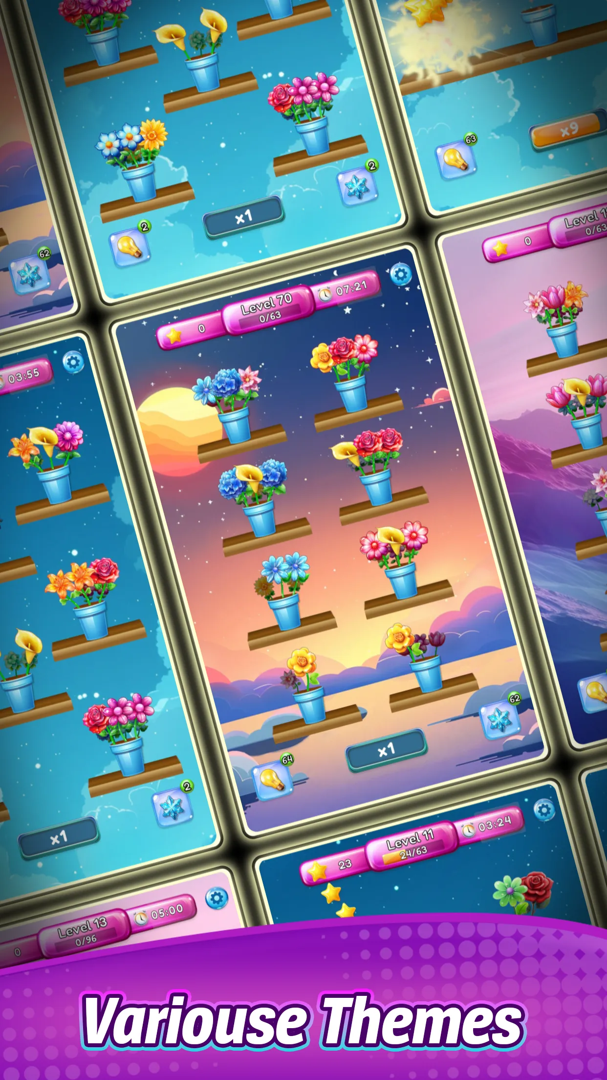 Sorting Flower Game | Indus Appstore | Screenshot