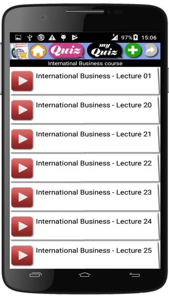 Internatinal Business course | Indus Appstore | Screenshot