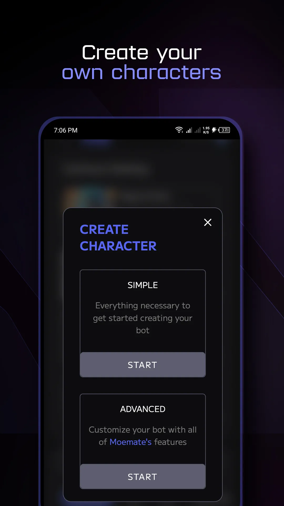 Moemate: Character AI Chat | Indus Appstore | Screenshot