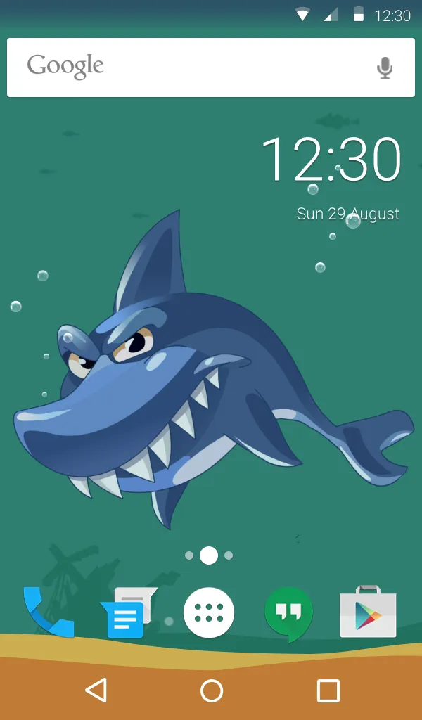 Cute Shark Wallpaper Theme | Indus Appstore | Screenshot