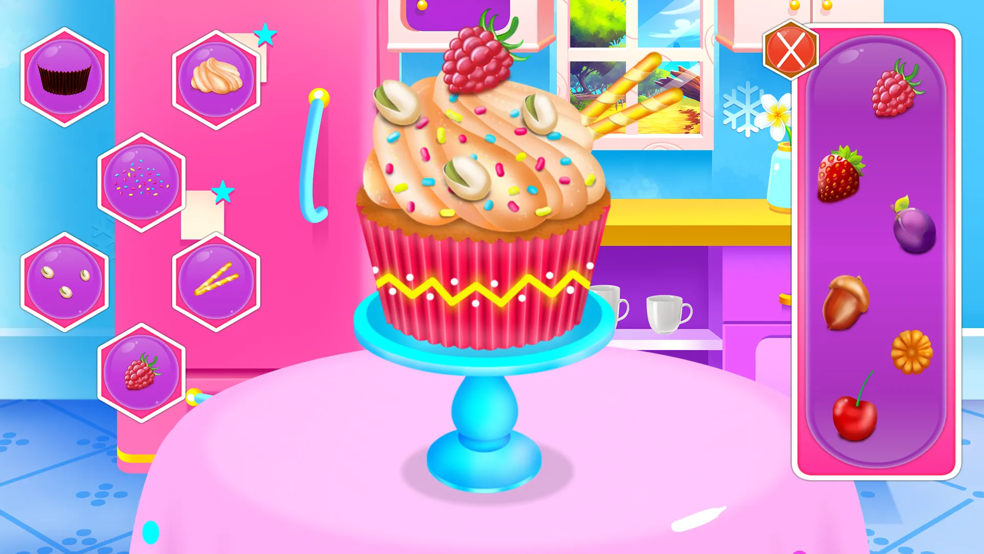 Colorful Muffins Cooking | Indus Appstore | Screenshot