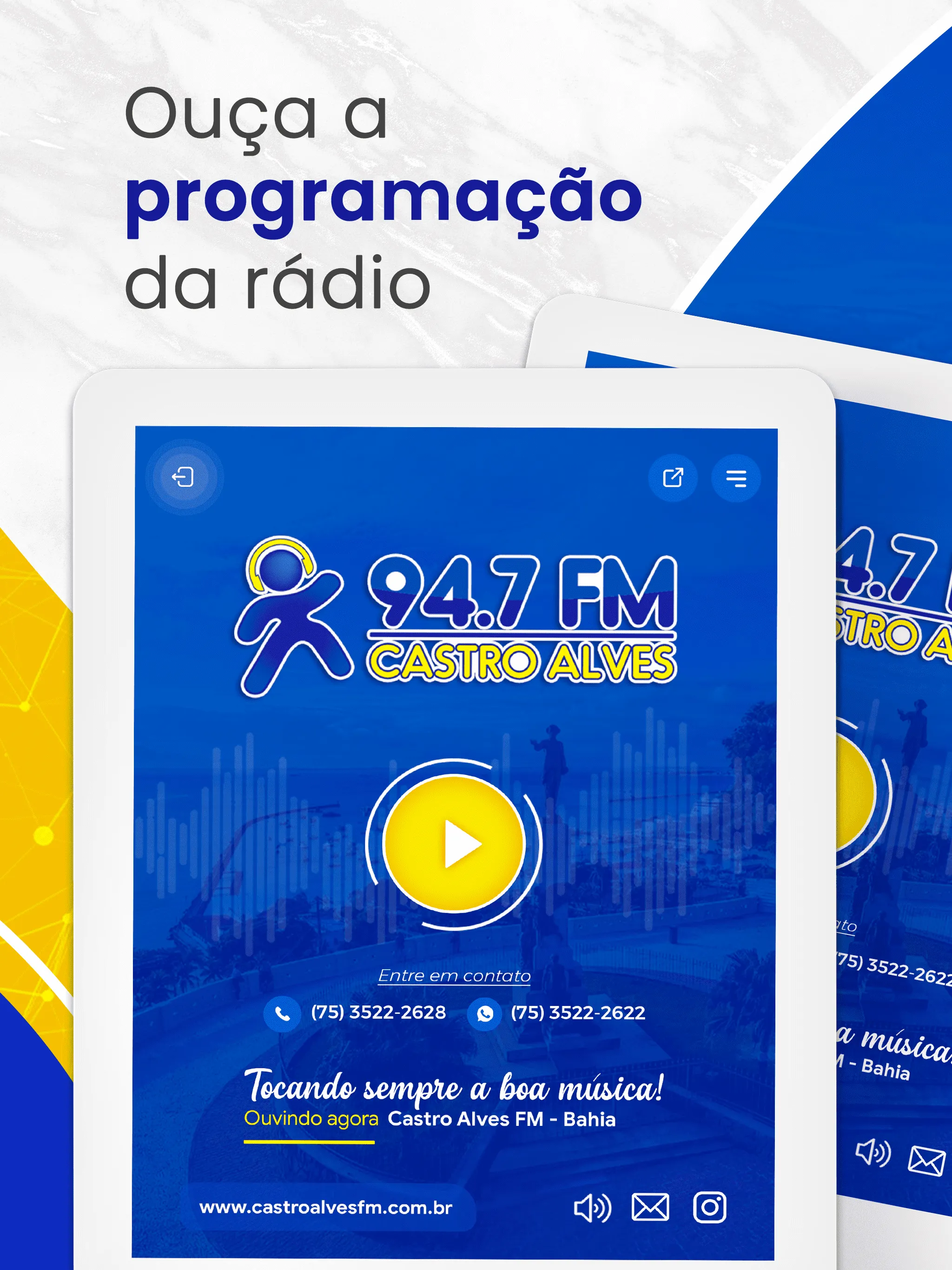 Rádio Castro Alves 94,7 FM | Indus Appstore | Screenshot