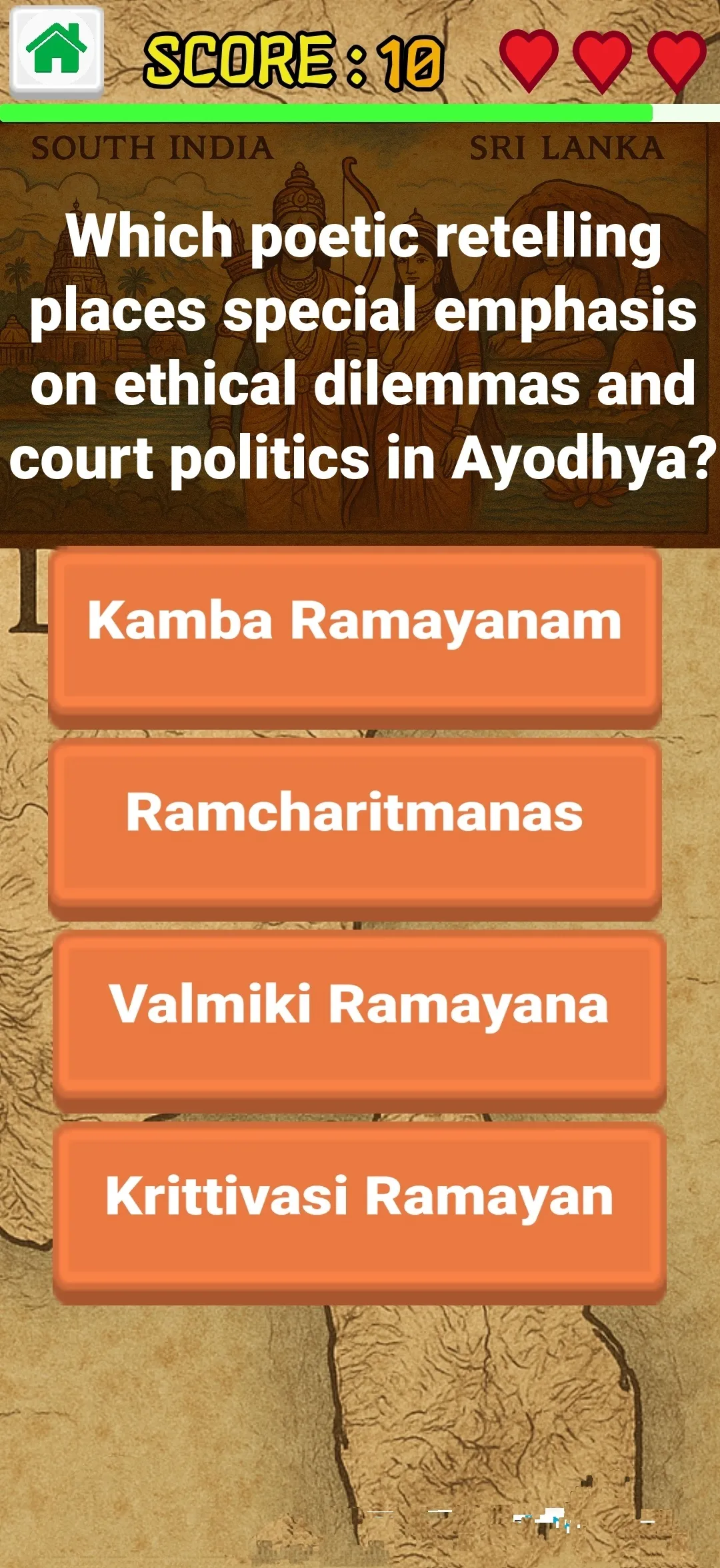Ramayana Quiz | Indus Appstore | Screenshot