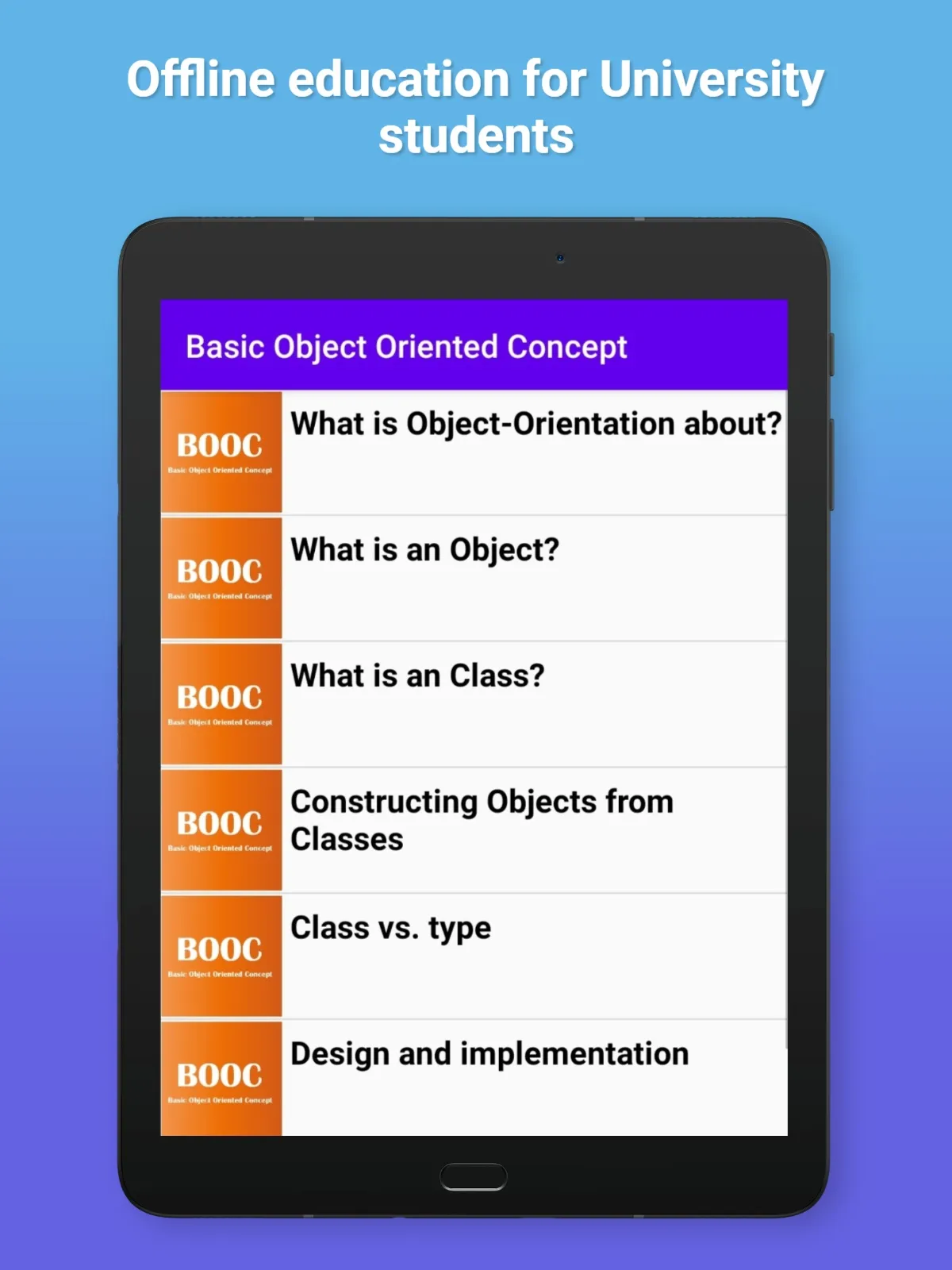 Basic Object Oriented Concept | Indus Appstore | Screenshot