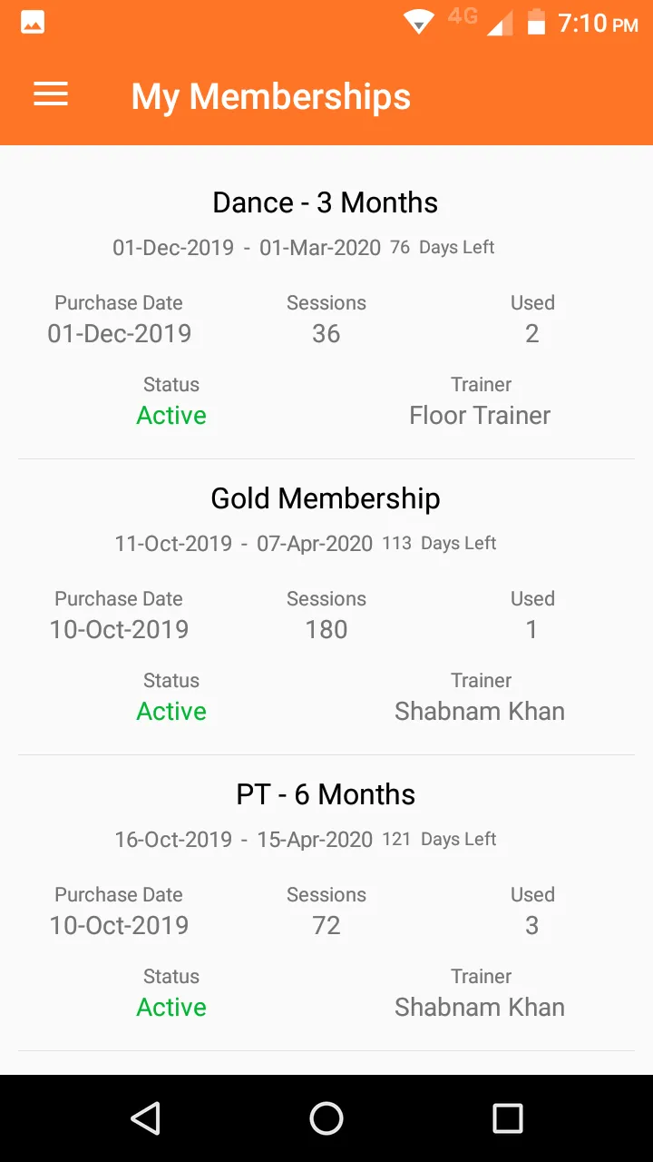 Gymex Member App | Indus Appstore | Screenshot