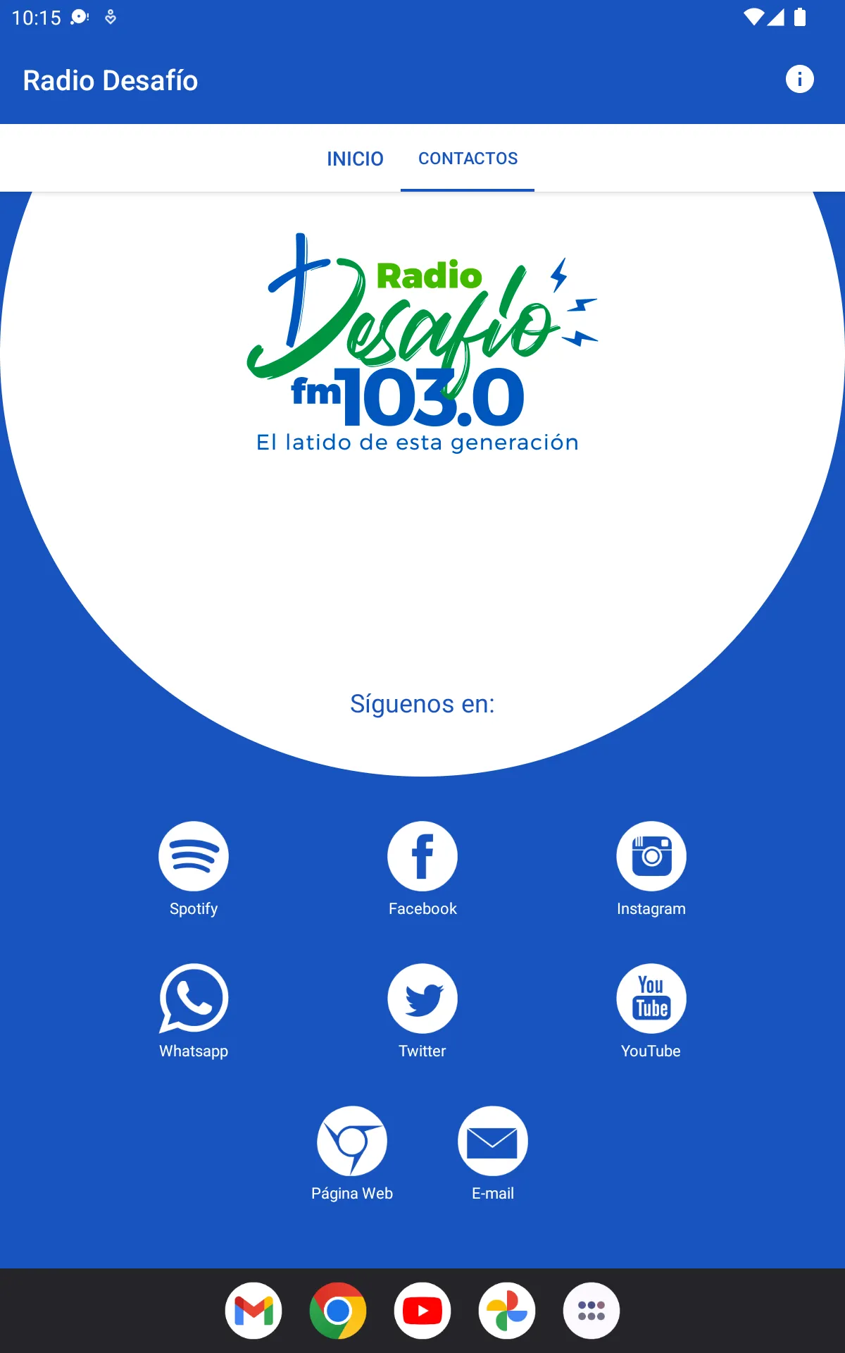 Radio Desafío | Indus Appstore | Screenshot