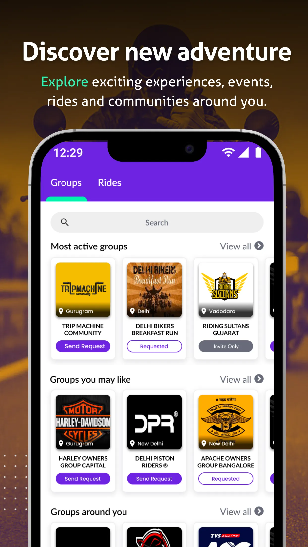 Asteride: Connect, Plan & Ride | Indus Appstore | Screenshot