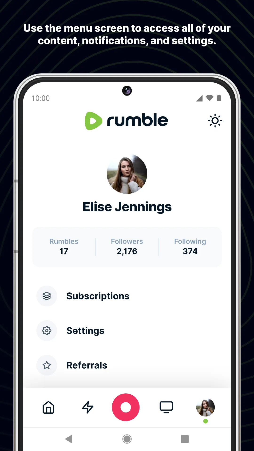 Rumble | Indus Appstore | Screenshot