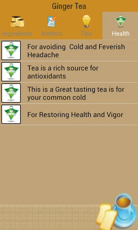 Tea Recipes | Indus Appstore | Screenshot